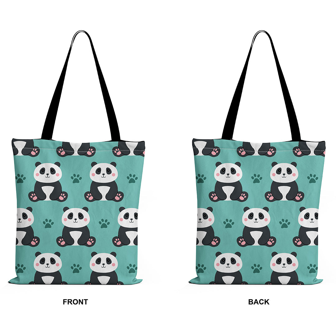 TrendoPrint Aesthetic Zipper Tote Bag (14x16 inches)