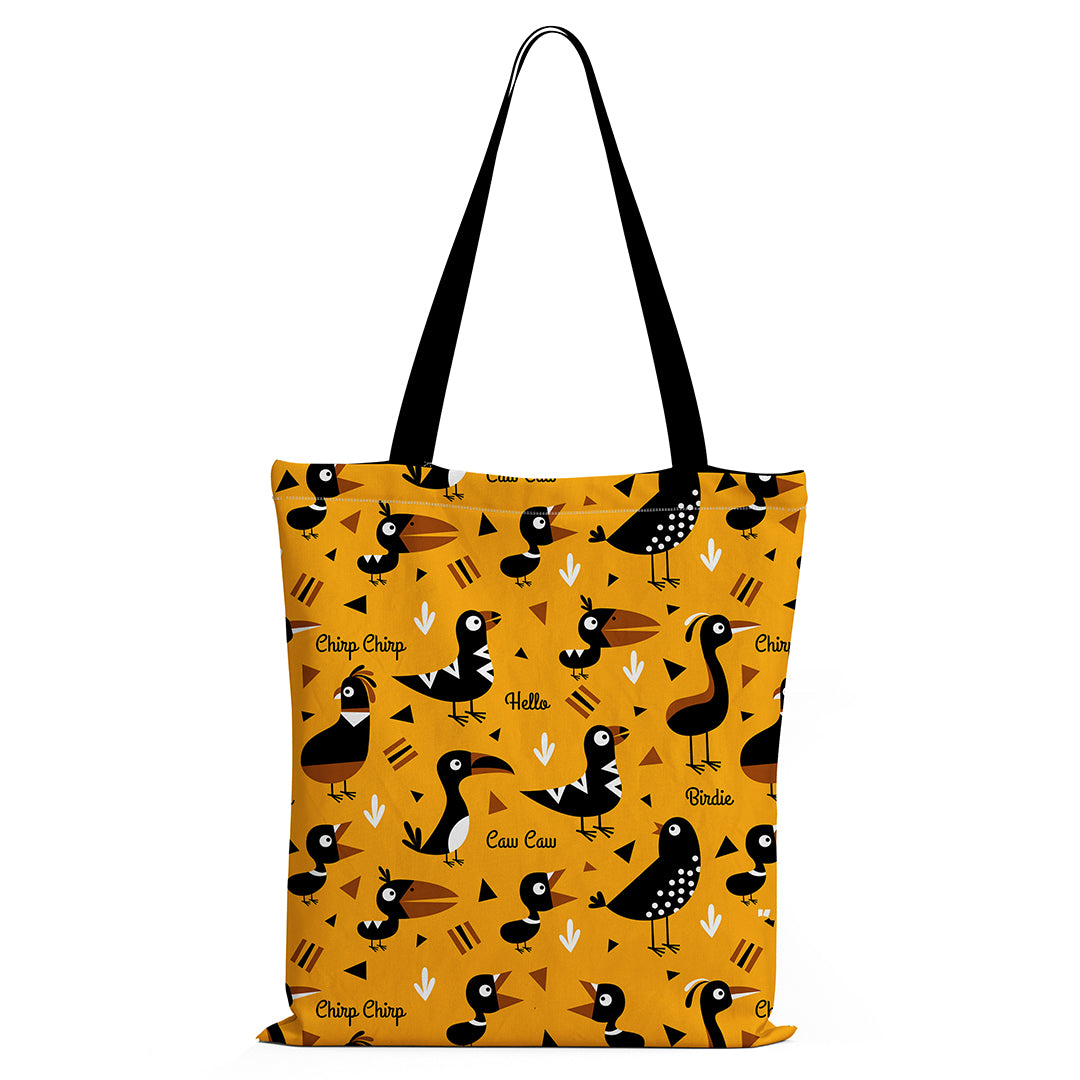 TrendoPrint Aesthetic Zipper Tote Bag (14x16 inches)