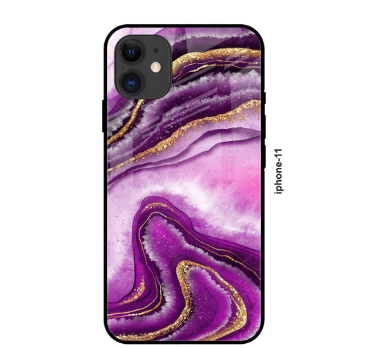 TrendoPrint Premium Printed Glass Back Phone Case