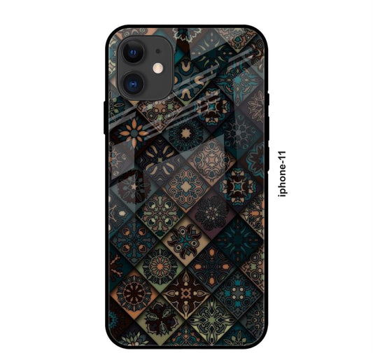 TrendoPrint Premium Printed Glass Back Phone Case