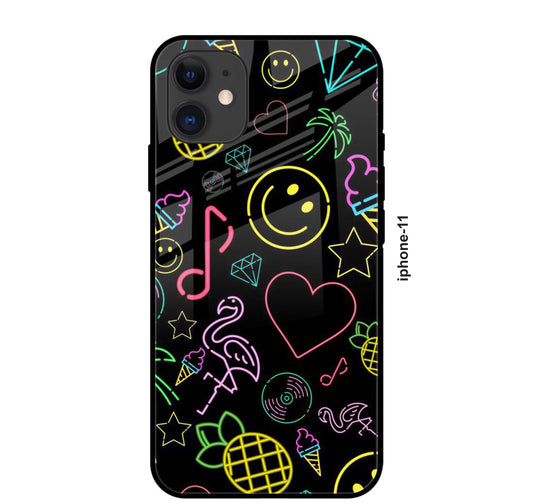 TrendoPrint Premium Printed Glass Back Phone Case