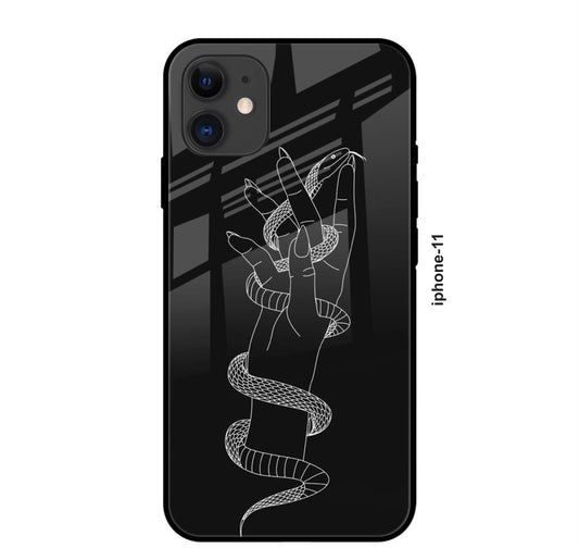 TrendoPrint Premium Printed Glass Back Phone Case