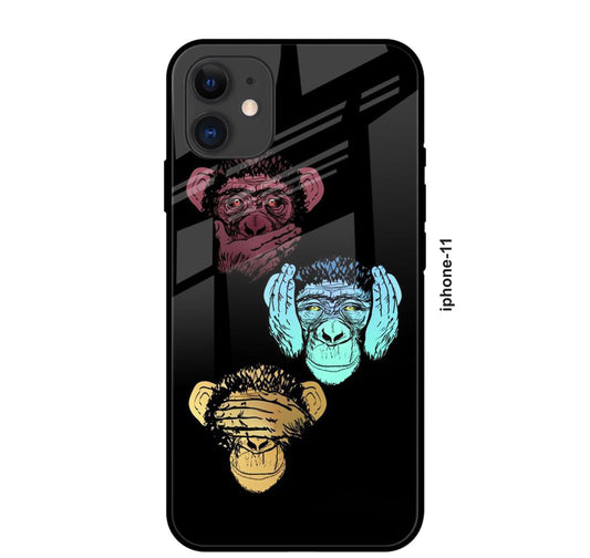 TrendoPrint Premium Printed Glass Back Phone Case