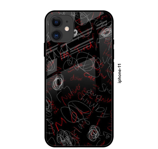 TrendoPrint Premium Printed Glass Back Phone Case