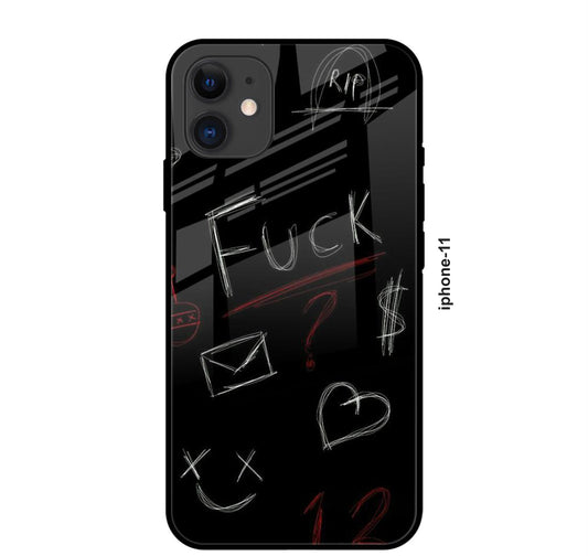 TrendoPrint Premium Printed Glass Back Phone Case