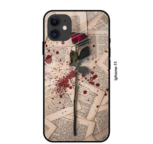 TrendoPrint Premium Printed Glass Back Phone Case