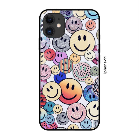 TrendoPrint Premium Printed Glass Back Phone Case