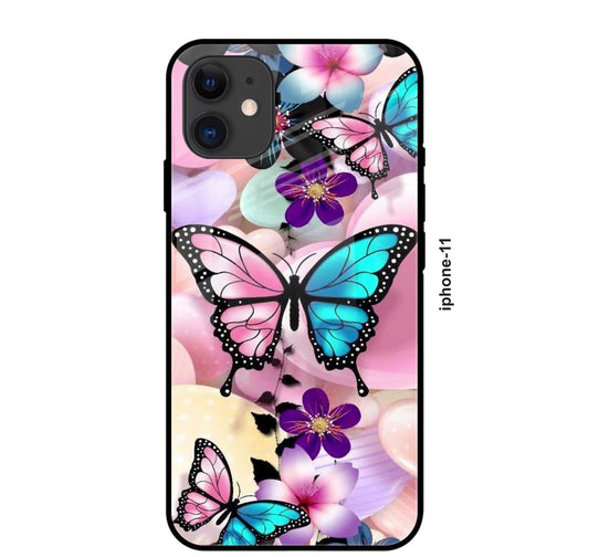 TrendoPrint Premium Printed Glass Back Phone Case