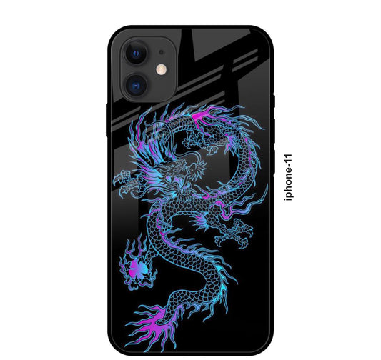 TrendoPrint Premium Printed Glass Back Phone Case