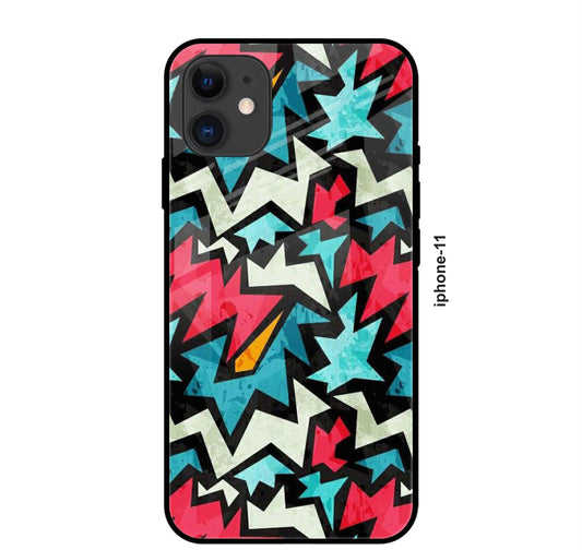 TrendoPrint Premium Printed Glass Back Phone Case